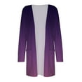 thumbnail image 4 of CNKOO Womens Casual Lightweight Long Sleeve Cardigan Soft Drape Open Front Fall Dusters, 4 of 4