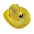 thumbnail image 4 of Wide Brim Shiny Cowboy Party Hat - Elegant All Season Accessory for Formal Outfits, 4 of 5