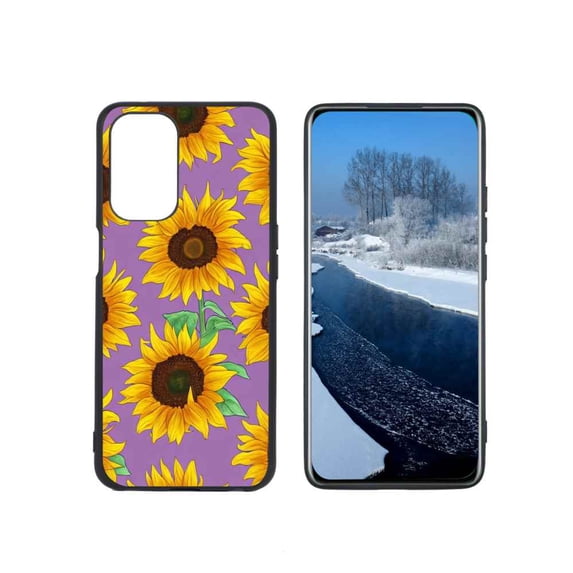 Sunflowers-323 Phone Case, Degined for OnePlus Nord N200 5G Case Men Women, Flexible Silicone Shockproof Case for OnePlus Nord N200 5G