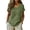 Green, variant on Women's Tops T-Shirts Breathable Blend Short Sleeve Relaxed Fit Round Neck Soft Basic Tees