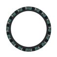 thumbnail image 2 of Lsque Artistic Light Dot Wolf、 Ultra Soft Car Steering Wheel Cover for Women, Standard 15 inch Size for Truck Van SUV Auto, 2 of 8