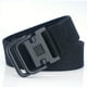 thumbnail image 2 of COWATHER Casual Canvas Men Belts For Men, SG020 Black Double Ring Metal Buckle 120cm Men Belt, 2 of 4