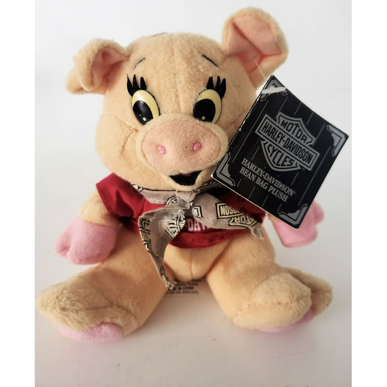 Harley davidson pig stuffed animal discount