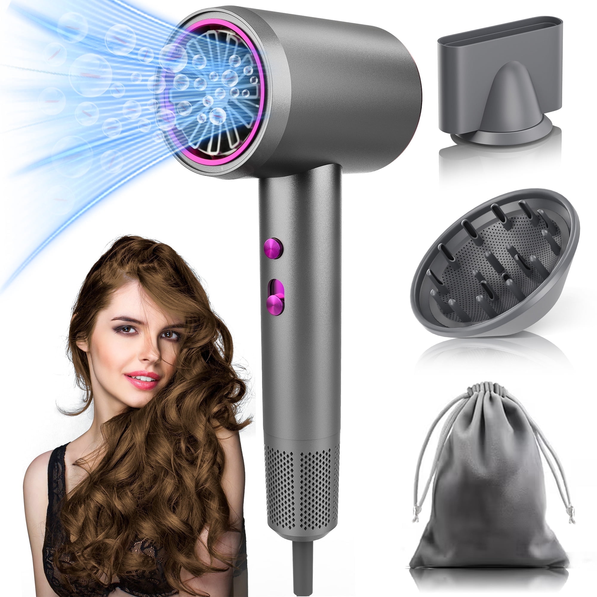 Restored Premium Dyson Supersonic™ Origin Hair Dryer Iron - Main Image