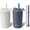 Grey & Slate Blue, variant on 2-Pack 10 OZ Kids Spill Proof Cups with Straws and Lids, Kid Insulated Tumbler Stainless Steel Sippy Cup for Girl Boy, Pink & Lavender