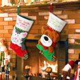 thumbnail image 5 of Pet Christmas Stocking, 18 Inch Large Christmas Stocking for Dog, Cat Xmas Stocking with Envelope Pocket Plush Family Stocking for Christmas Decorations, 2 Pack (Pet), 5 of 5