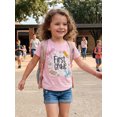 thumbnail image 4 of RUINIXCW Toddler Baby Girl Back to School T Shirt First Day of School Outfit Little Girl Pre Kindergarten First Second Third Fourth Fifth Grade Short Sleeve Casual Summer Tops 4-11Y, 4 of 9
