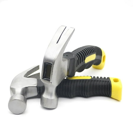 

WREA Portable Mini Shockproof Claw Hammer Car Multi-Function Hammer Escape Hammer Anti-Skid Plastic Claw Hammer Household