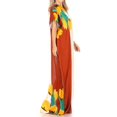 thumbnail image 4 of Sakkas Aggy Womens Dashiki African Print Caftan Dress Maxi Boho Hippie Colorful - Style8-C1Brown - One Size Regular, 4 of 5