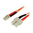 thumbnail image 1 of StarTech.com 3m Fiber Optic Cable 3 m - Multimode Duplex 62.5/125 - LSZH - LC/SC - OM1 - LC to SC Fiber Patch Cable (FIBLCSC3) - Câble Réseau - LC multi-mode (m) à SC multi-mode (m) - - Fibre Optique - Recto Verso - 62.5 / 125 Microns - pour P/N: US100A20FXSC, US100A20SFP, US1GA30SFP, US1GA30SXSC, US1GC30SFP, 1 of 3