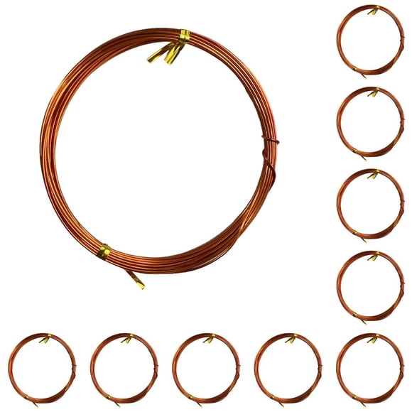 Vogacara Alambres artesanales Ligero DIY Artesanía Hilo trenzado brillante Buena flexibilidad Líneas de joyería duraderas para cobrizo Type1 NO1