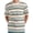 Multicolor 4, variant on WIZUTIZ Men's Fashion Short Sleeve T-Shirts Loose Fit Crewneck Classic Stripe T-Shirt Casual Soft Elastic Cotton Tees
