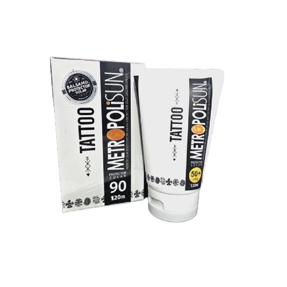 Balsamo Protector Solar para Tatuajes Metropolisun Tattoo 90 Fps