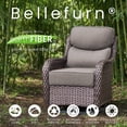 thumbnail image 3 of Bellefurn Outdoor Seat Cushions 22 X 24 X 6 inch for Patio Furniture,Outdoor Chair Cushions Outdoor Deep Seat Cushion with Water Resistant & Removable Cover Patio Cushions for Wicker Chair,Sofa,Couch, 3 of 12