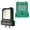 Green, variant on High Brightness Floodlight,for All Power Tool Batteries,Cordless Flood Light,Universal LED Work Lights,Multiple Flood Light for Workshop Garage,Fishing Camping