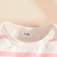 thumbnail image 4 of mgoYE Baby Girl Suspender Corduroy Skirt Outfits 0 3 6 12 18 24 Months Short Sleeves Summer Spring Clothes Preemie(Pink,0-3 Months), 4 of 8