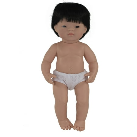 UPC: 8413082310554 | Miniland Educational 15  Asian Boy Baby Doll  with Anatomically Correct Features