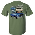 thumbnail image 4 of Fair Game American Muscle 1967 Mustang Ford T-Shirt-Military Green-L, 4 of 4