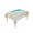Blue, variant on Blue Gradient Beach Table Cloth, Waterproof Tablecloth for Square Tables, Watercolor Coastal Seaside Waves Ombre Reusable Washable Fabric Table Cover for Restaurant Kitchen Dining Tables 54"x54"