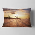 thumbnail image 2 of Designart Amazing View of A Dead Valley - Landscape Printed Throw Pillow - 12x20, 2 of 5