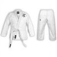 thumbnail image 4 of FightX Kids Jiu Jitsu Gi for Childs Brazilian Lightweight Suit BJJ with Free Belt Professional Martial Arts BJJ Gi is in 3 Colors & Adjustable Sizes to Fit Your Child Perfectly (White, K0), 4 of 5