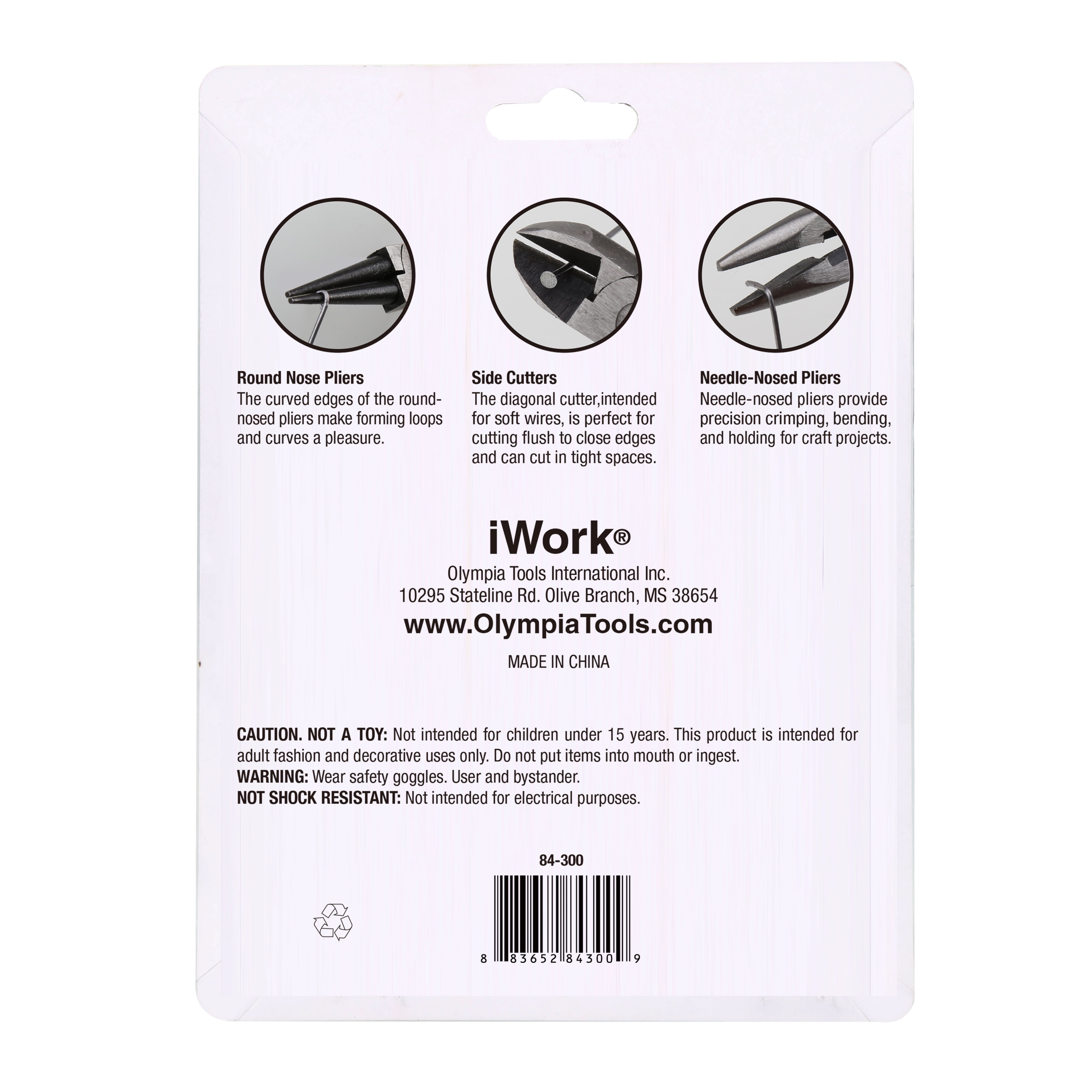 iWork 8-in Needle Nose Pliers 