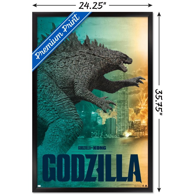 Godzilla vs. Kong - Godzilla Wall Poster, 22.375