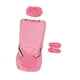 thumbnail image 3 of Funda de cojín universal suave para asiento de silla con reposacabezas y fundas para reposabrazos Princesa rosa, 3 of 9