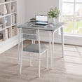 thumbnail image 3 of QinaQin Kitchen Table and Chairs for 2, 29.1 Inch Dining Room Table Set with 2 Upholstered Chairs, 3 of 7