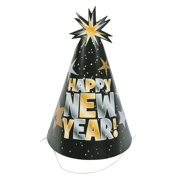 New Year'S Eve Hats - Party Supplies - 12 Pieces - Walmart.com ...