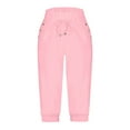 thumbnail image 7 of Fengactive Little Boy Girls Straight Leg Capri Pants High Waisted Drawstring Casual Capris for Boy Girls, 7 of 7