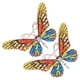 thumbnail image 2 of Broche, 2 piezas Broche de mariposa Broche Pin Insignias Broche de mariposa Muy versátil, 2 of 12