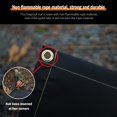 thumbnail image 4 of MOON LENCE Glass Fiber PU/Silicon Coated, Fire Resistant Grill Mat, 50x60cm/90x60cm, Heat Resistant up to 500°F, for Outdoor Grill, Bonfire, Campfire (19.7 x 23.6'' PU Coating), 4 of 11