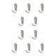 thumbnail image 2 of Billuyoard Colgador de ropa de 10 piezas, resistente, sin perforaciones, autoadhesivo, de repuesto, antioxidante, para el hogar, gancho para Type3 NO3, 2 of 6