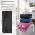 thumbnail image 2 of 3 Packs Toallas de Baño de Microfibra Ultra Suaves Juego de Toallas de Secado Rápido Absorbentes para Baño,Playa,Piscina,Gimnasio,SPA(Negro+Morado+Azul Oscuro), 2 of 7