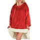 thumbnail image 2 of Sudadera Tipo Hoodie Cobija Unisex Hoodie Shendy Vendy Con Capucha Afelpada Suave Rojo, 2 of 5