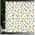 thumbnail image 3 of Ambesonne Plane Shower Curtain, Airplane Boat Ship Cars, 69"Wx75"L, Multicolor, 3 of 4