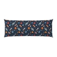 thumbnail image 2 of Picia Spaceships And Stars In Outer Space Body Pillow Cover - Super Soft Microfiber 20x54 Body Pillow Case - Envelope Closure, Wrinkle, Stain Resistant Body Pillow Cover,Elegant Bedding, 2 of 8