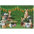 thumbnail image 1 of YOITEA Spring Happy Easter Backdrop for Photography Colored Eggs Bunny Rabbit Green Lawn Background Baby Shower Kids Portrait Birthday Party Decor Banner Photo Studio Photobooth 7x5ft, 1 of 6