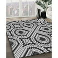 thumbnail image 2 of Ahgly Company Indoor Round Patterned Silver Gray Area Rugs, 8' Round, 2 of 6