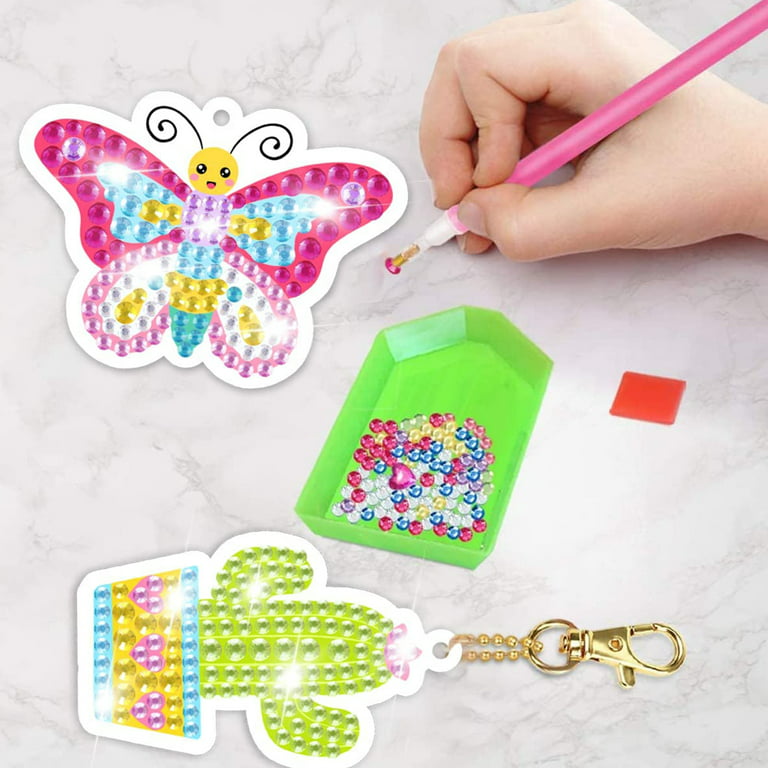 sinceroduct Diamond Painting Stickerc for Kids, 80pcs 5D DIY Diamond  Painting Kits, Arts and Crafts for Kids, Gem Sticker, Gem Art Kits for  Kids