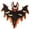 A004- D, variant on Spooky Halloween Decorations 12X12 Inch Vintage Scary Vampire Head Halloween Wall Decor for Home Indoor Halloween Party Decorations