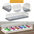 thumbnail image 6 of Model Car Display Case Toy Storage Box Diecast Showcase Clear Acrylic Dustproof for 1/64 Scale Collections, 6 of 9