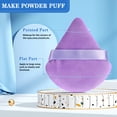 thumbnail image 2 of Vogacara 12 Pieces Facial Makeup Sponge Triangular Portable Shaped Dry Powder Tool Beginner Cosmetic Make Professional Puff Concealer Up Pinceles de maquillaje y herramientas Vogacara BFH000506-00, 2 of 6