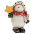 thumbnail image 4 of CIMAXIC 1 Pc Resin Ornament Snowman Decorations Christmas Miniature Figurines For Christmas Parties, 4 of 8