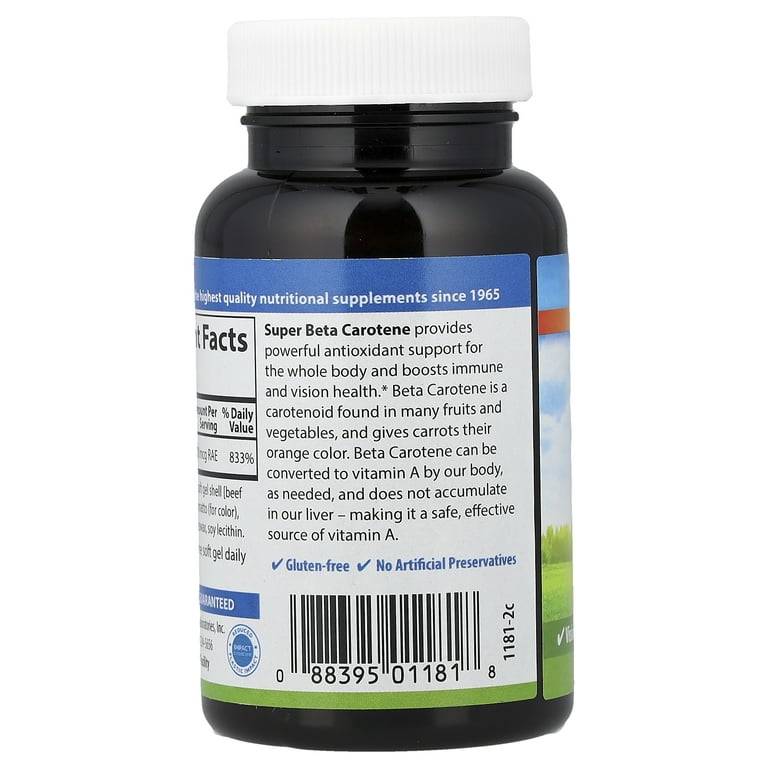 carlson labs glutathione booster Carlson Laboratories Super Beta Carotene 100 Softgel