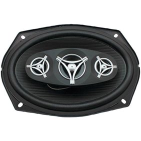 Power Acoustik Max 800 watt Edge Series Coaxial 4-Way Speakers, Black - 6 in. x 9 in.
