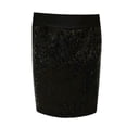 thumbnail image 4 of FAOWME Robe de Danse Enfant Jupe Portefeuille Extensible à Sequins Jupe Jupe Noire 2-10 Ans, 4 of 4