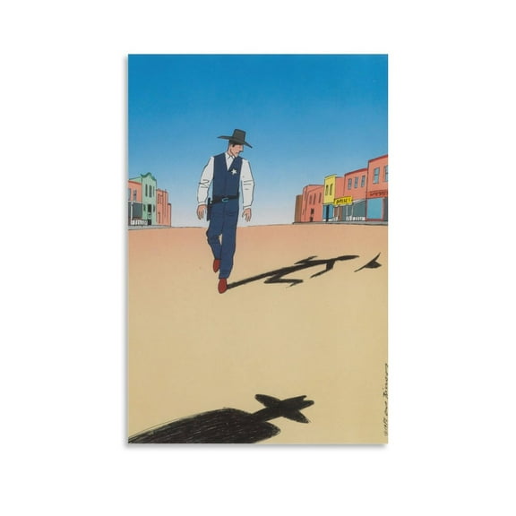 Illustrator Guy Billout Painting Poster Canvas Art Poster and Wall Art Picture Print Modern Family bedroom Decor Posters 16x24inch(40x60cm)