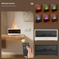 thumbnail image 2 of Fireplace Flame Air Diffuser Humidifier,7 Colors Aromatherapy Essential Oil Diffuser,150ml Ultrasonic Cool Mist Humidifier with Remote,3 Gears Timer Shutdown for Home, Bedroom, Office,Yoga (Black), 2 of 9